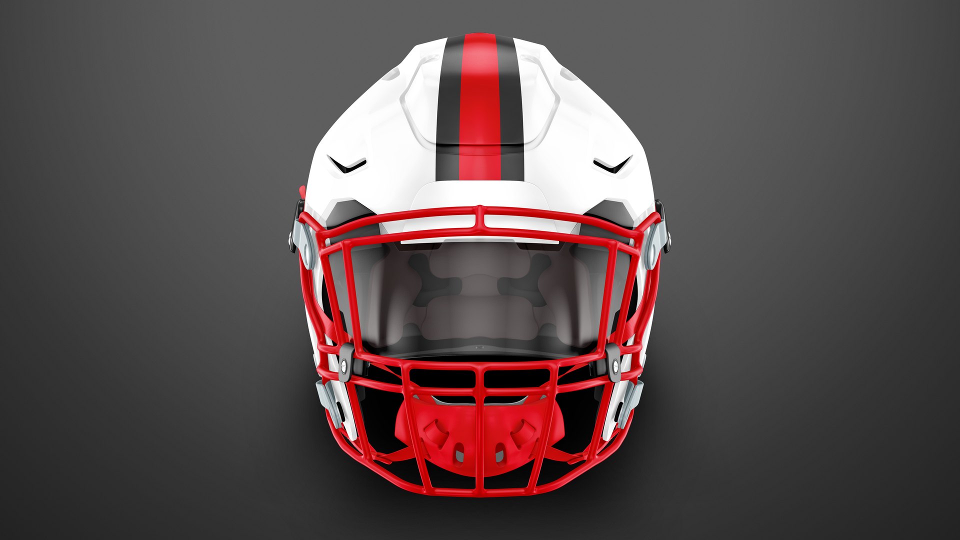 Palmetto Football helmet front view